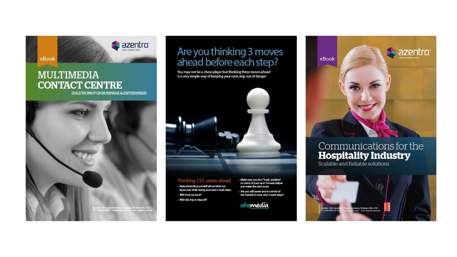 Marketing and Design showing several posters of different types of people